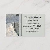 花こう岩の名刺 名刺 (正面)