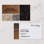 花こう岩の名刺 名刺 (正面/裏面)