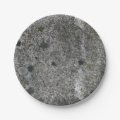 花こう岩の石 ペーパープレート (正面)