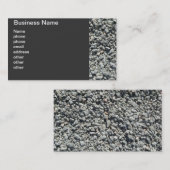 花こう岩の砂利 名刺 (正面/裏面)