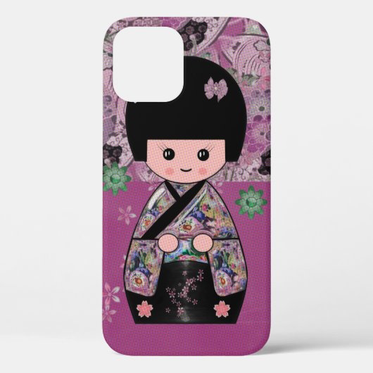 花こけし Case-Mate iPhoneケース (裏面)