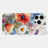 花ざかりのバザール: 花びらパーティーの華やかな祭典 iPhoneケース (裏面横)