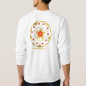 花すごい花 スウェットシャツ (裏面)