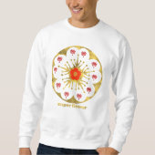 花すごい花 スウェットシャツ (正面)