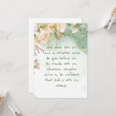 花だけではない神感動的。 カード (正面/裏面インサイチュ)