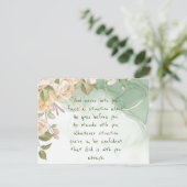 花だけではない神感動的。 ポストカード (スタンド正面)