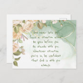 花だけではない神感動的。 ポストカード (正面/裏面)