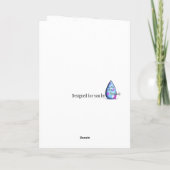 花だ – 私考え!!母の日のカード シーズンカード (裏面)