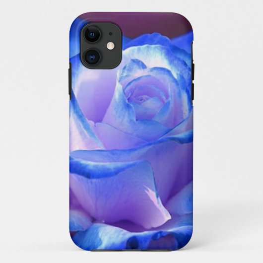 花つる植物花弁バラ花フラワーブルーラブ Case-Mate iPhoneケース (裏面)