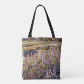 花でいっぱいのフィールド – Tote Bag トートバッグ (裏面)