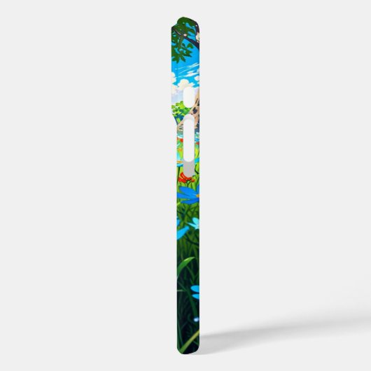 花でいっぱいの春草原 Case-Mate iPhoneケース (裏面 / 左)