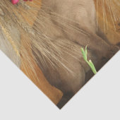 花でポーズをとるシャム猫が離れる 薄葉紙 (詳細)