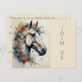 花で勝者招待状 ポストカード (正面/裏面)