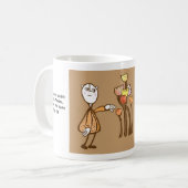 花で庭を数えなさい コーヒーマグカップ (正面左)