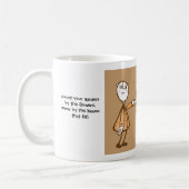 花で庭を数えなさい コーヒーマグカップ (左)