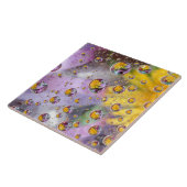 花で抽象芸術を泡立てる。クレジット：ナンシー タイル (側面)