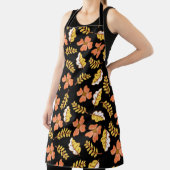 花で温かく落ちる紅葉 エプロン (インサイチュ)