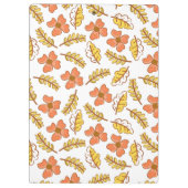 花で温かく落ちる紅葉 クリップボード (裏面)