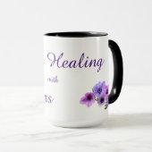 花で癒すデザイン マグカップ (正面右)