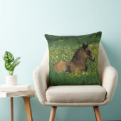 花で置いている子馬 クッション (椅子)