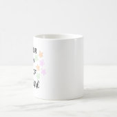 花で自分の美しさを コーヒーマグカップ (中央)