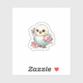 花で雛を作る シール (シート)