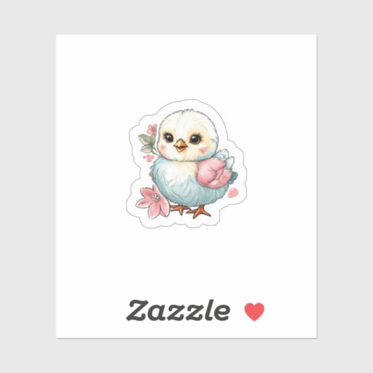 花で雛を作る シール (シート)