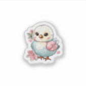 花で雛を作る シール (正面)