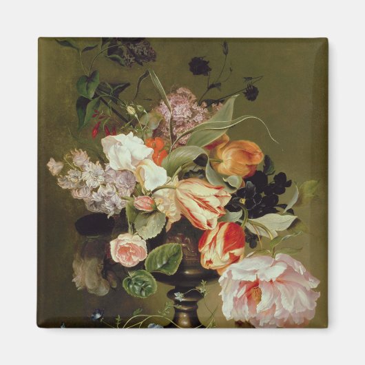 花で静かな生活 マグネット (正面)