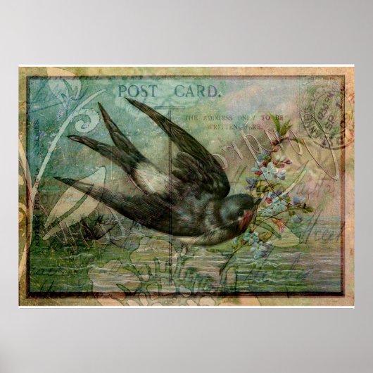 花で飲み込む ポスター (正面)