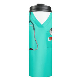 花で飾られた医療用スクラップ タンブラー