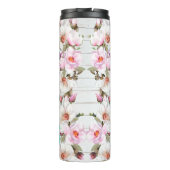 花で飾られた医療用スクラップ タンブラー (裏面)