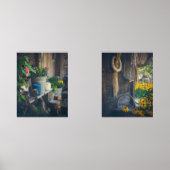 花で飾られた居心地の良いカントリーコテージポーチ (正面)