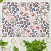 花で飾るアニメーター キッチンタオル (折り畳み)