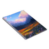 花で魅了される鮮やか谷 ノートブック (右側)