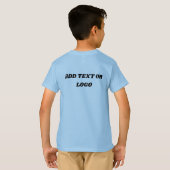 花とおもしろいが衝突するかわいい公園 Tシャツ (裏面フル)