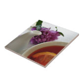 花とお茶 タイル (側面)