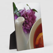 花とお茶 フォトプラーク (側面)
