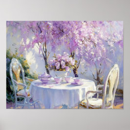 花とお茶 ポスター