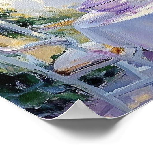 花とお茶 ポスター (角)