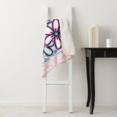 花ときらきら光る シェルパブランケット (インサイチュ)