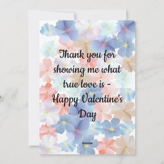 花としての純粋な愛 シーズンカード (裏面)