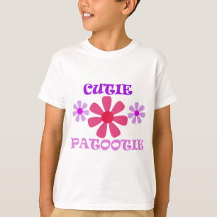 花とのかわいこちゃんPatootie Tシャツ