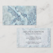 花とのブルーエンジェル 名刺 (正面/裏面)