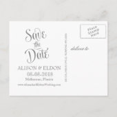 花とのロマンチックなレースの夢 案内ポストカード (裏面)