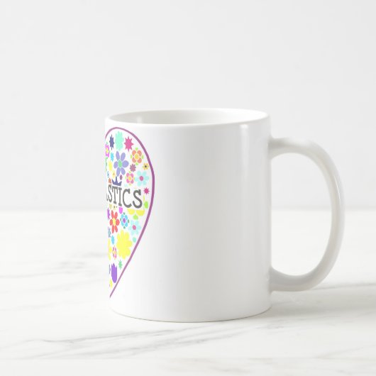 花との体操のハート コーヒーマグカップ (右)