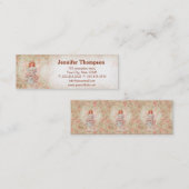 花との天使 スキニー名刺 (正面/裏面)