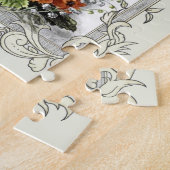 花との聖書の引用文 ジグソーパズル (側面)