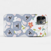 花とを持つコアラ葉ファミリー Case-Mate iPhoneケース (裏面(横))