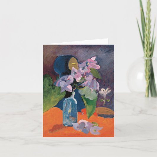 花とアイドルを楽しむ|過去記事 | ポール・ゴーギン カード (正面)